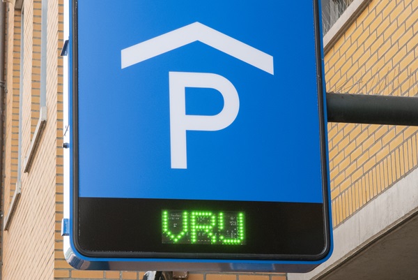 Das Schild des Parkplatzes Ursulinen in Weert